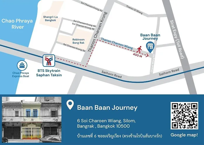 Baanbaan - Cozy 5pax, 5min Bts, Boat, Old Town Explore 펜션 방콕
